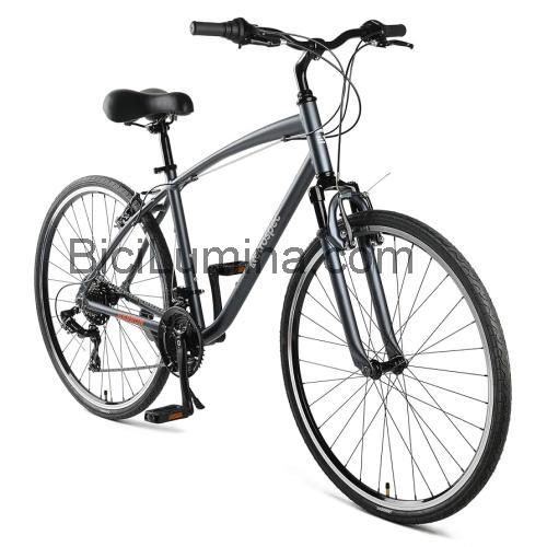 Retrospec Barron Comfort Hybrid Bike 21-Speed opinión y ficha técnica